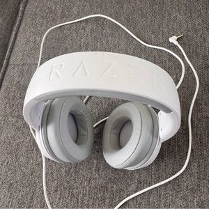 RAZER Gaming Headset – White (Used, Great Condition)